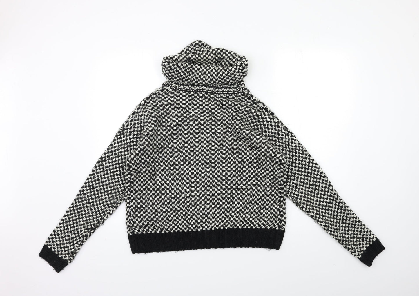Womens UK Size S New Look Black Pullover Jumper