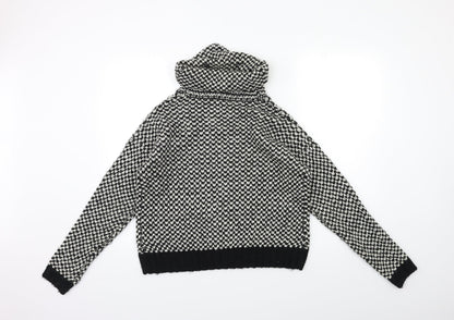 Womens UK Size S New Look Black Pullover Jumper