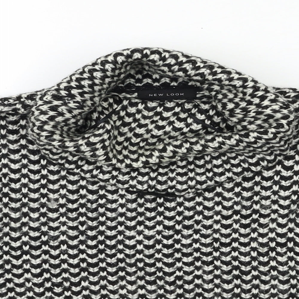 Womens UK Size S New Look Black Pullover Jumper