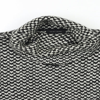 Womens UK Size S New Look Black Pullover Jumper