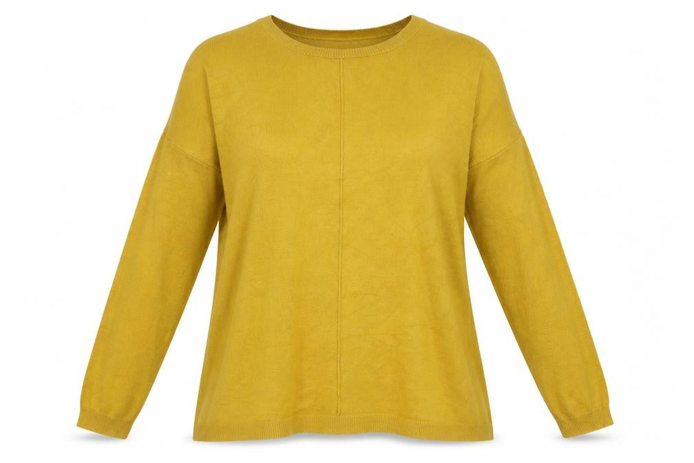 Womens UK Size 12 Atmosphere Yellow Pullover Jumper