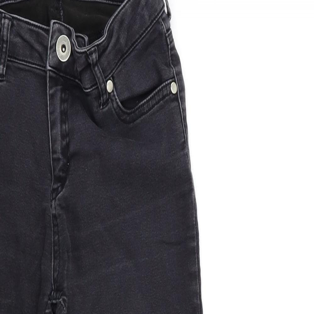 New Look Womens Grey  Denim Skinny Jeans Size 10 L25 in