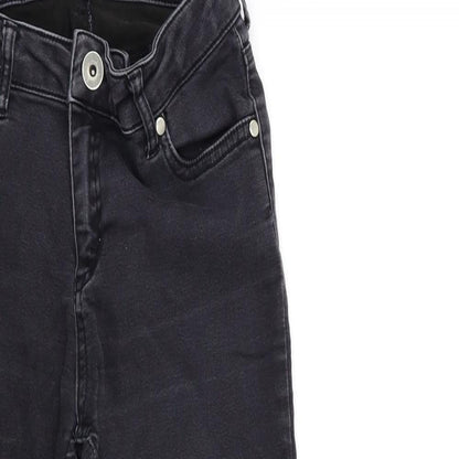 New Look Womens Grey  Denim Skinny Jeans Size 10 L25 in