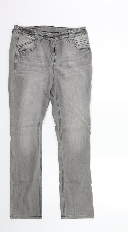 Preworn Mens Grey  Denim Skinny Jeans Size 30 in L29 in