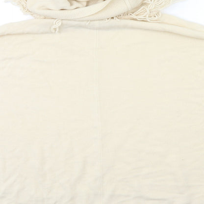 Womens UK Size 10 Preworn Beige Pullover Jumper