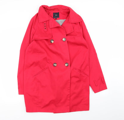 Womens UK Size 10 NEXT Pink Overcoat