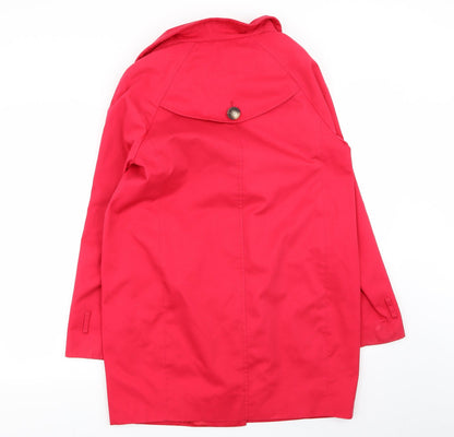 Womens UK Size 10 NEXT Pink Overcoat