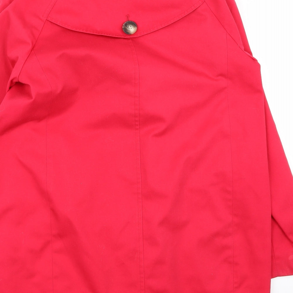 Womens UK Size 10 NEXT Pink Overcoat