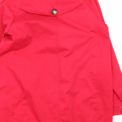 Womens UK Size 10 NEXT Pink Overcoat
