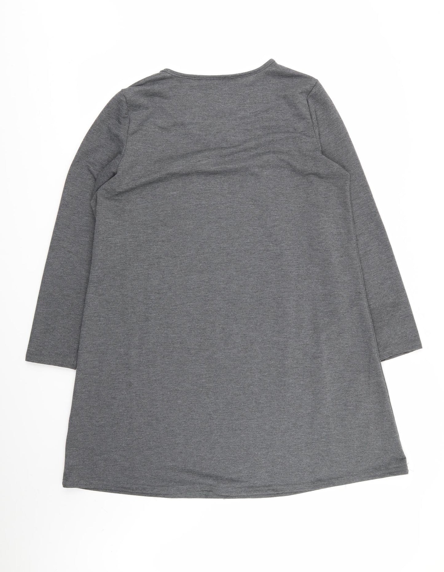 zanza Womens Grey   T-Shirt Dress  Size XL