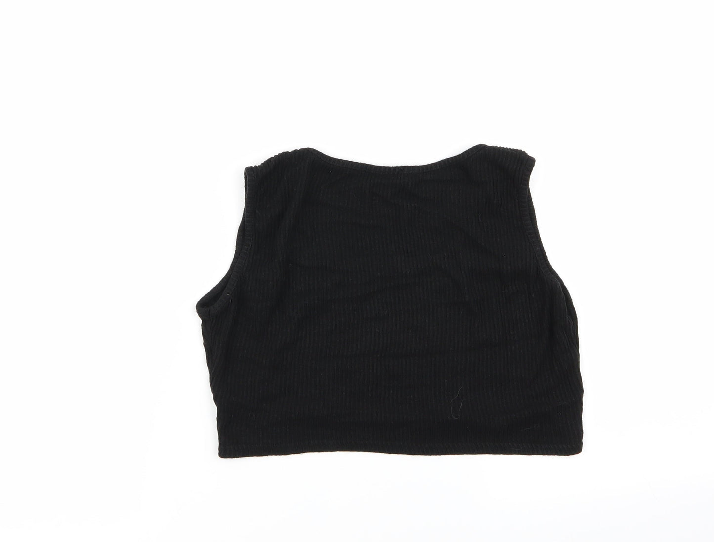 Womens UK Size 12 PLT Black Basic Tank
