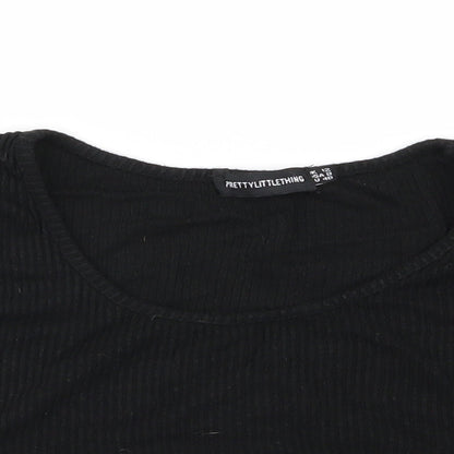 Womens UK Size 12 PLT Black Basic Tank