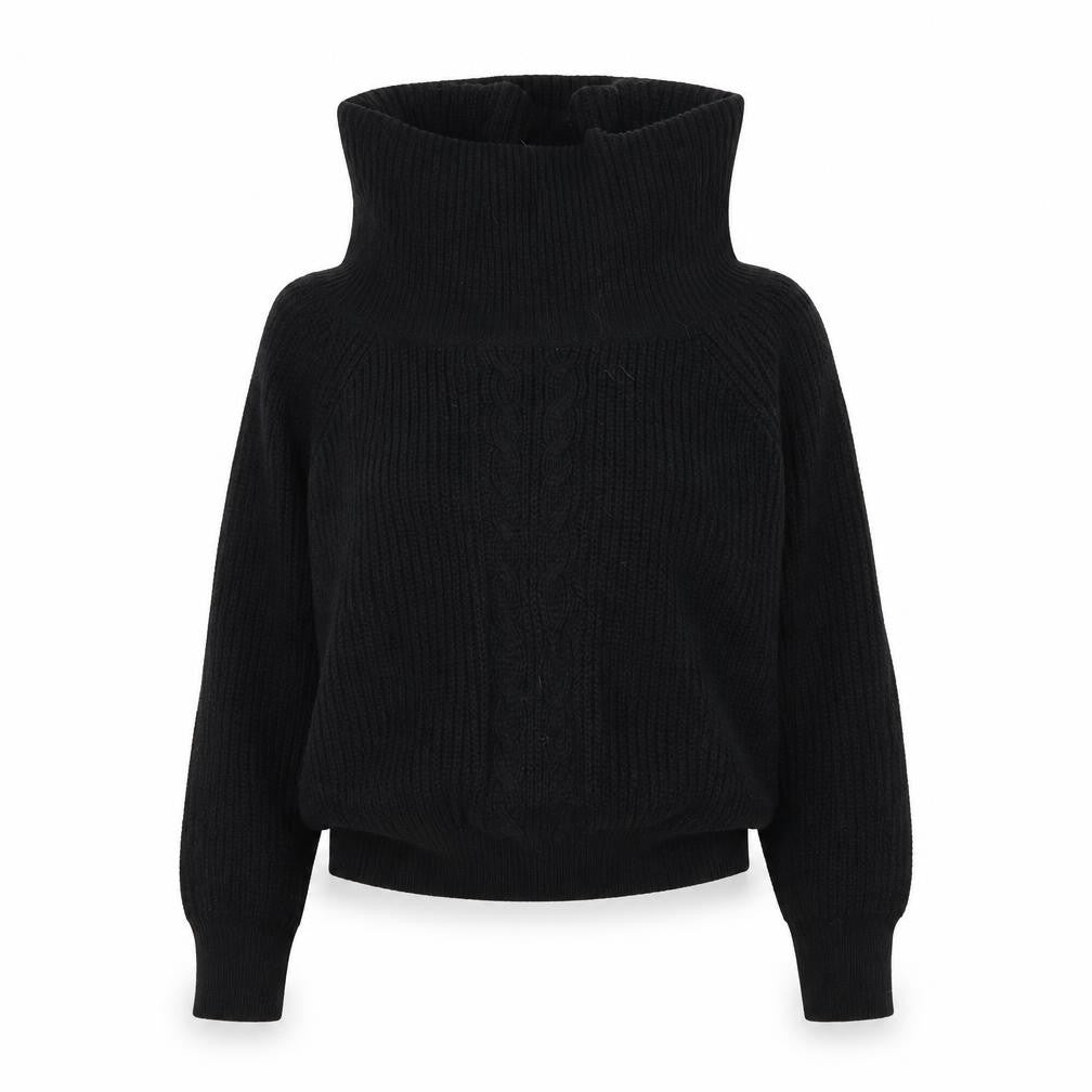 Womens UK Size One Size PLT Black Pullover Jumper