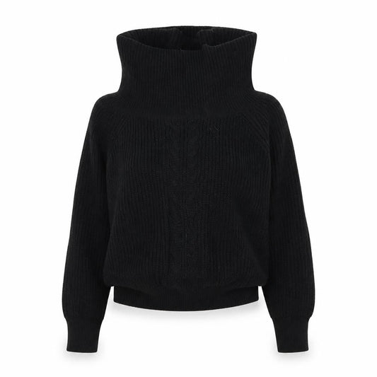 Womens UK Size One Size PLT Black Pullover Jumper