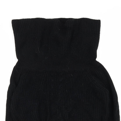 Womens UK Size One Size PLT Black Pullover Jumper