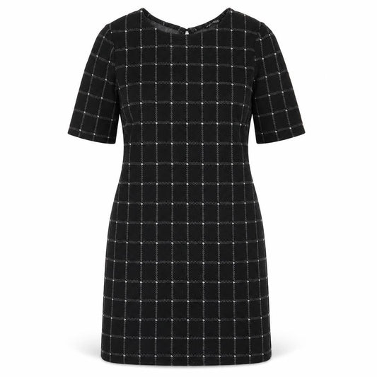 Select Womens Black Check  A-Line  Size 14