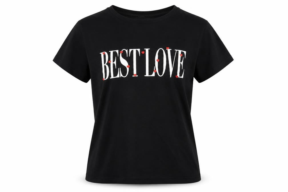 Womens UK Size S Pull&Bear Black Basic T-Shirt