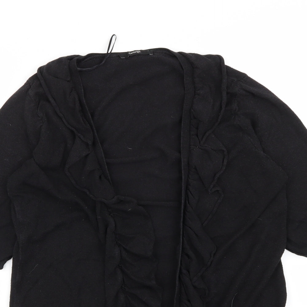 Asda George Womens Black   Cardigan Jumper Size 12