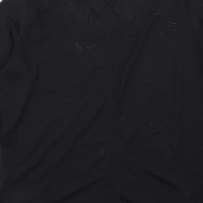 Womens UK Size 10 New Look Black Basic T-Shirt