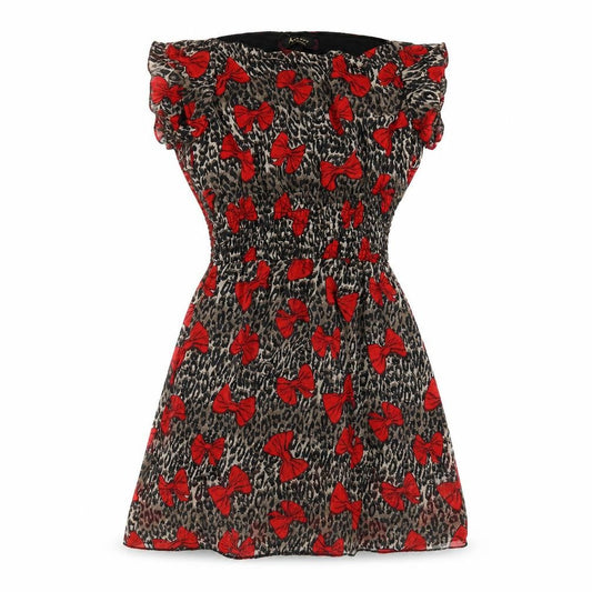 amour Womens Multicoloured Animal Print  Fit & Flare  Size 8