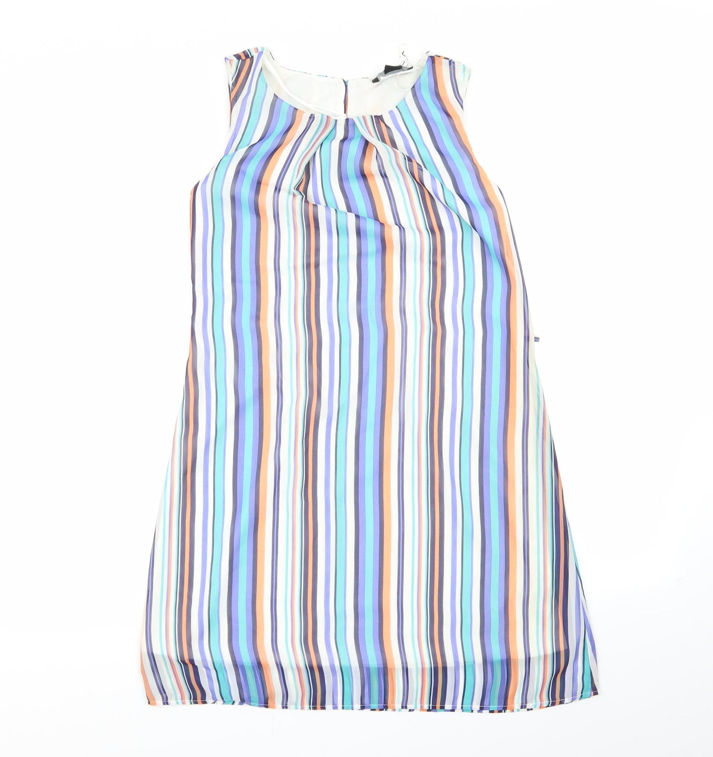 Primark Womens Multicoloured Striped  A-Line  Size 6