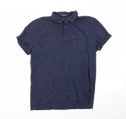 F&F Mens Blue    Polo Size M