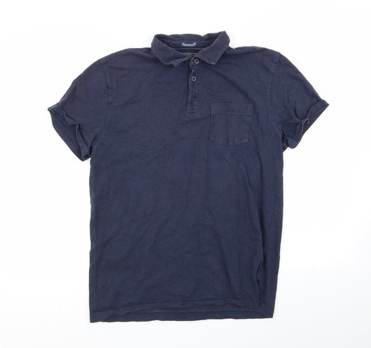 F&F Mens Blue    Polo Size M
