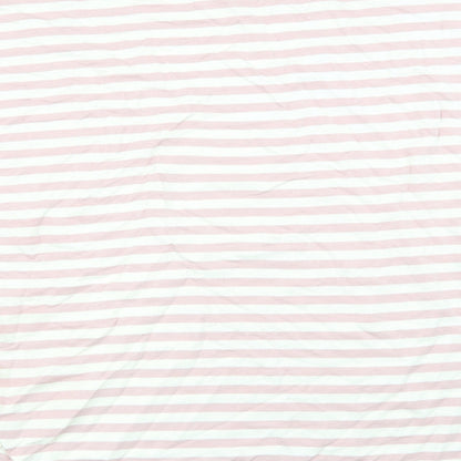 must of lovers Womens Multicoloured Striped  Basic T-Shirt Size L
