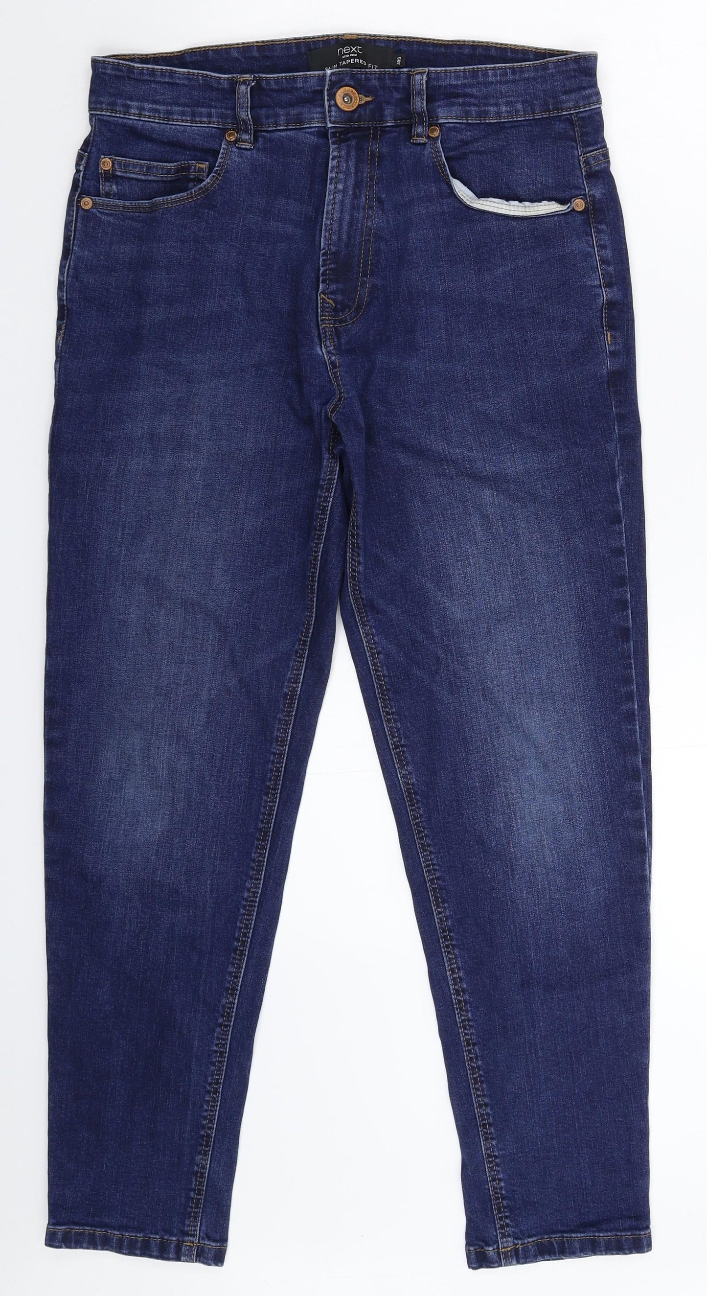 NEXT Womens Blue  Denim Skinny Jeans Size 30 in L27 in