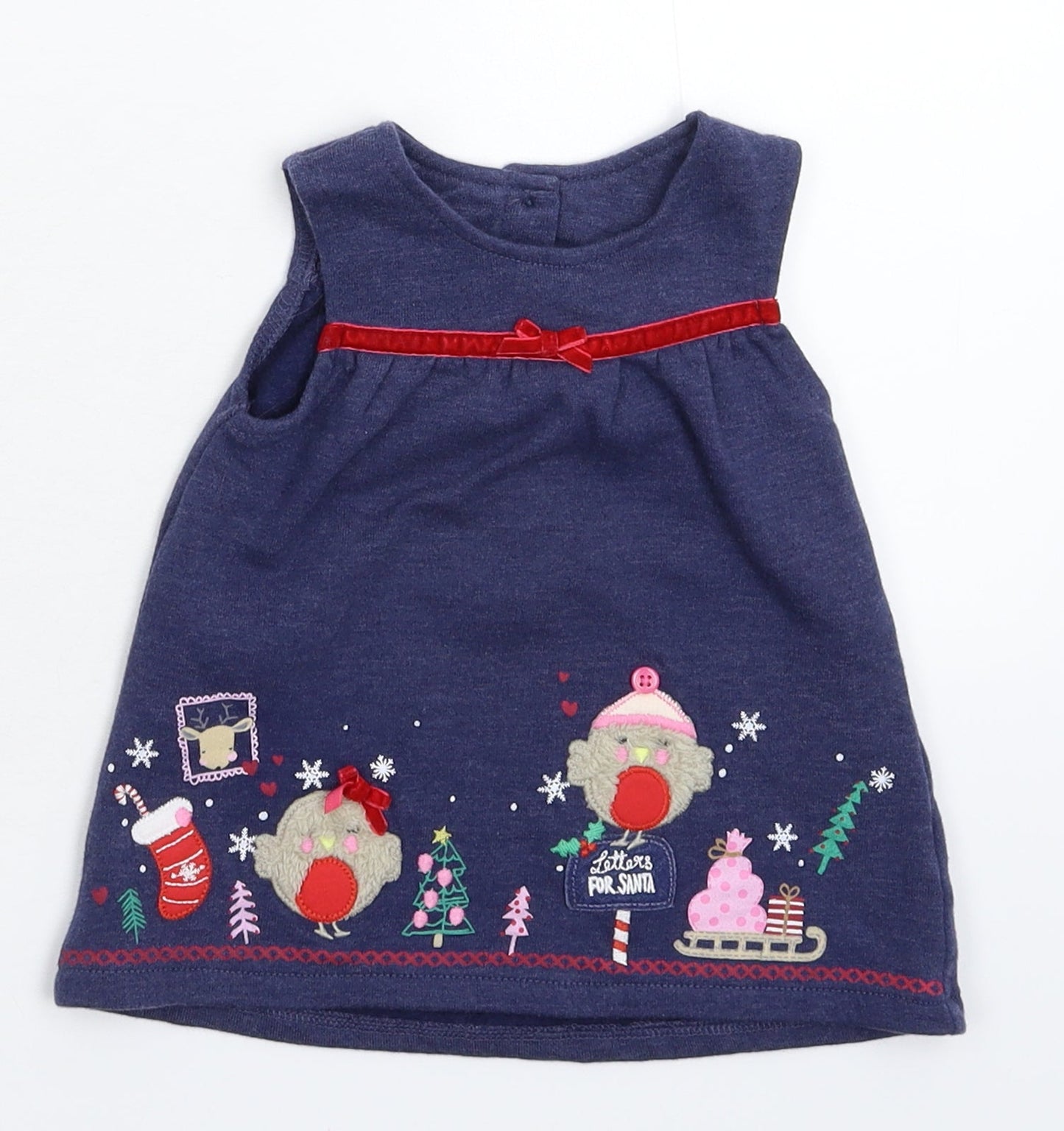 George Girls Blue   Fit & Flare  Size 3-6 Months