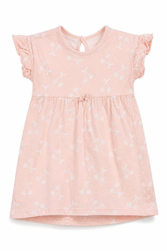 George Girls Beige   T-Shirt Dress  Size 12-18 Months