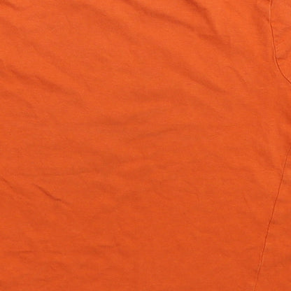 Primark Boys Orange   Basic T-Shirt Size 5-6 Years