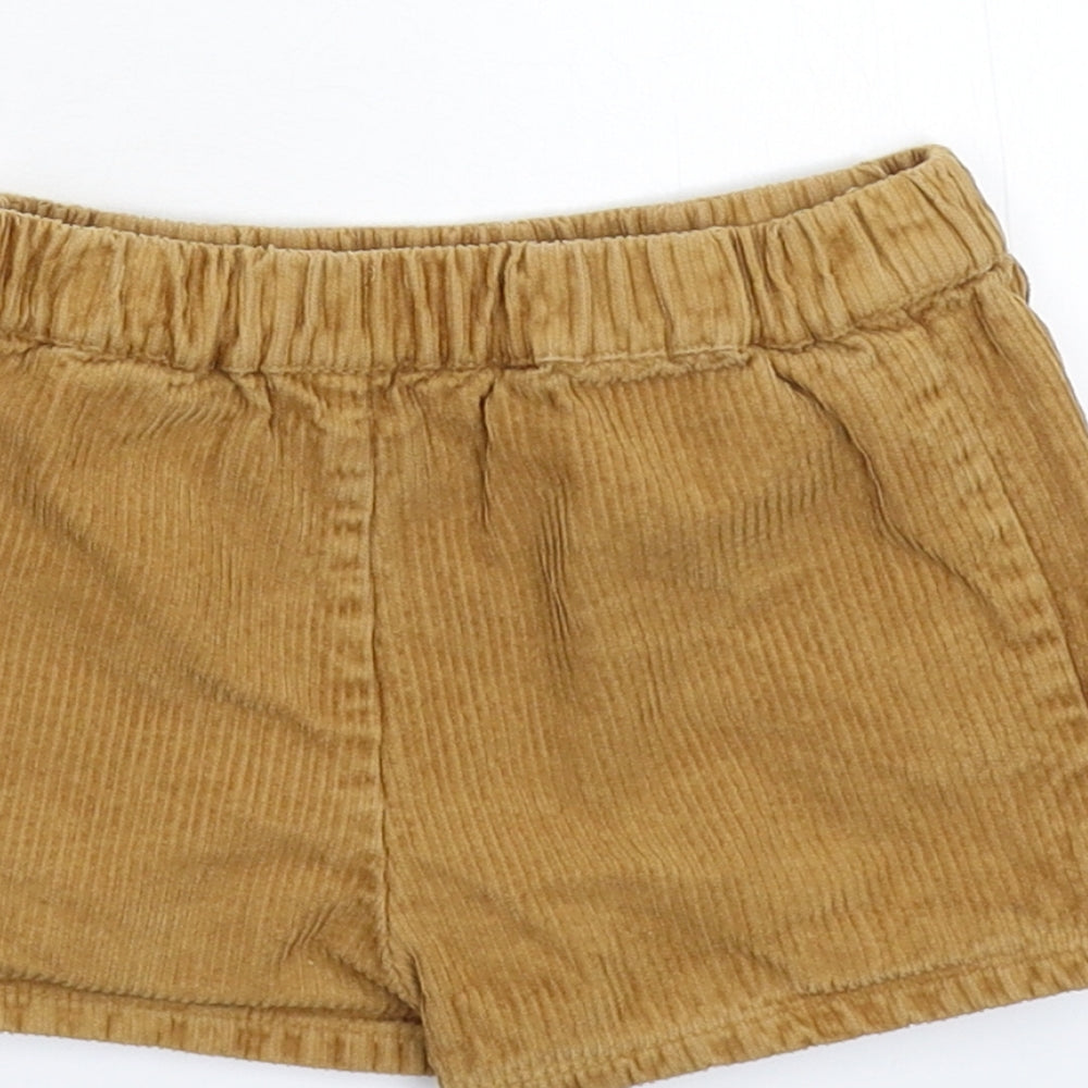 TU Baby Brown  Corduroy Cropped Trousers Size 18-24 Months  - Shorts