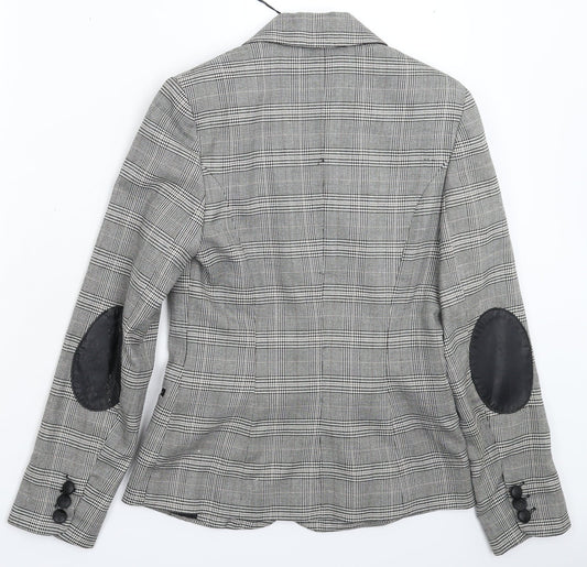 Atmosphere Womens Grey Check  Jacket Suit Jacket Size 8