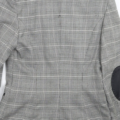 Atmosphere Womens Grey Check  Jacket Suit Jacket Size 8
