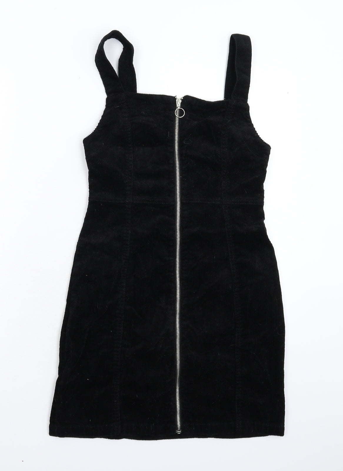 Denim & Co. Womens Black  Corduroy Mini  Size 8