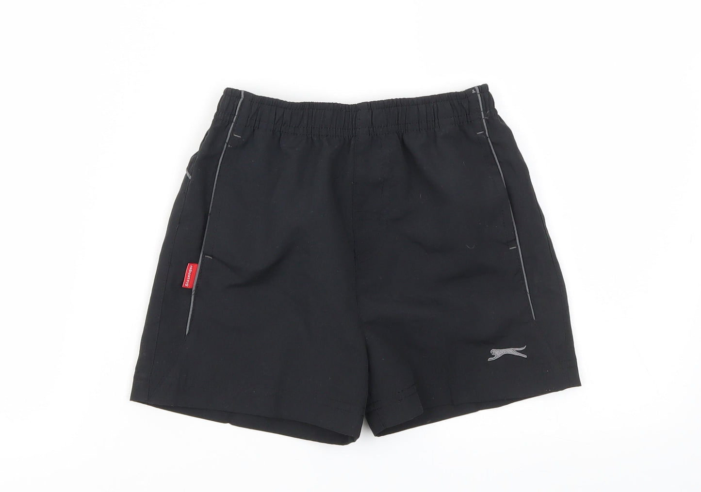 Slazenger Boys Black   Sweat Shorts Size 3-4 Years