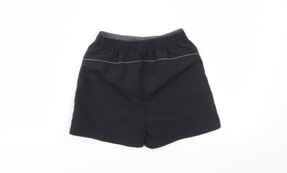 Slazenger Boys Black   Sweat Shorts Size 3-4 Years