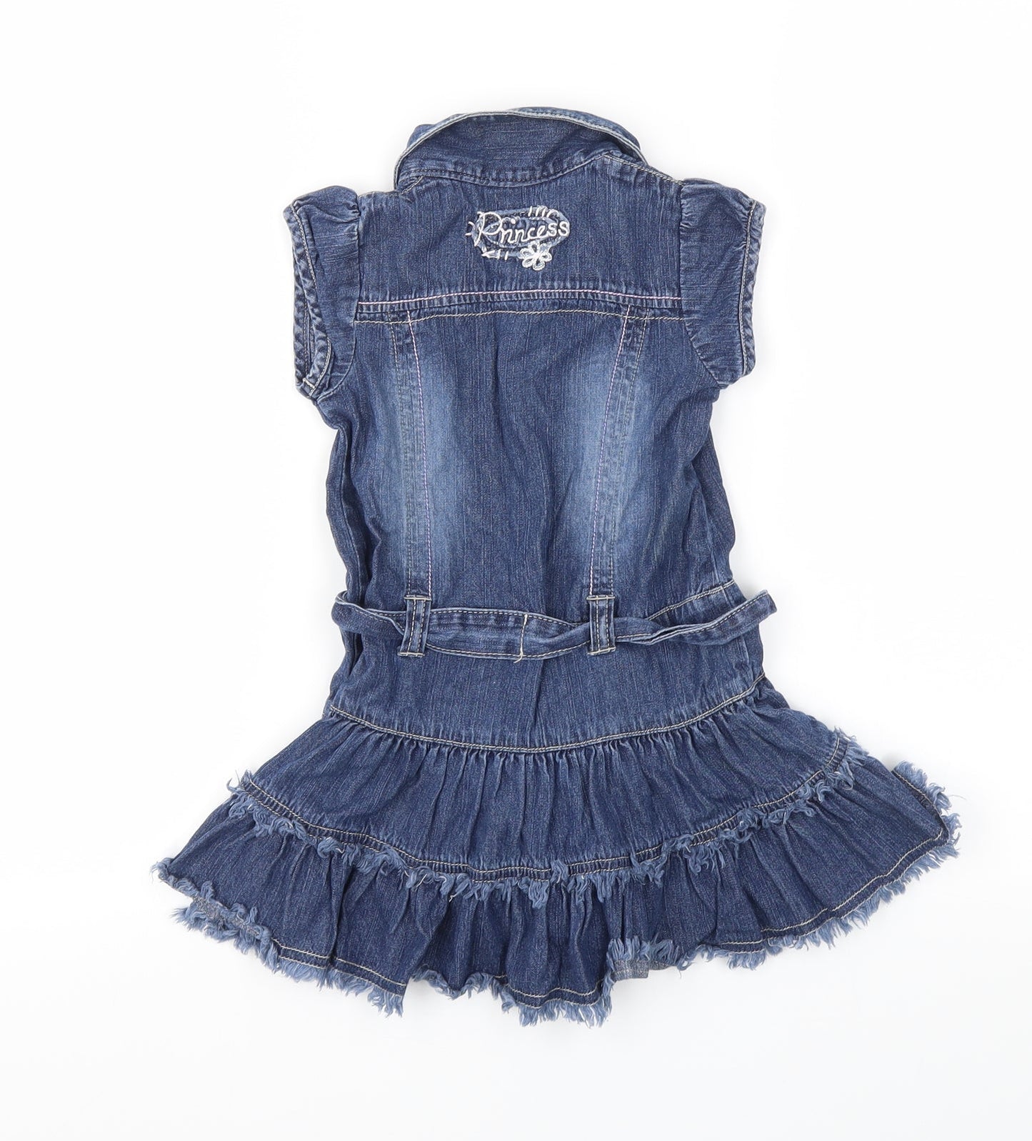 M&S Girls Blue   Fit & Flare  Size 12-18 Months