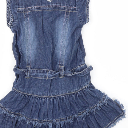 M&S Girls Blue   Fit & Flare  Size 12-18 Months