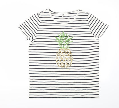Womens UK Size XL Only Multicoloured Basic T-Shirt