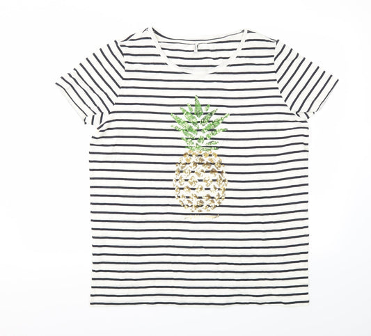 Womens UK Size XL Only Multicoloured Basic T-Shirt