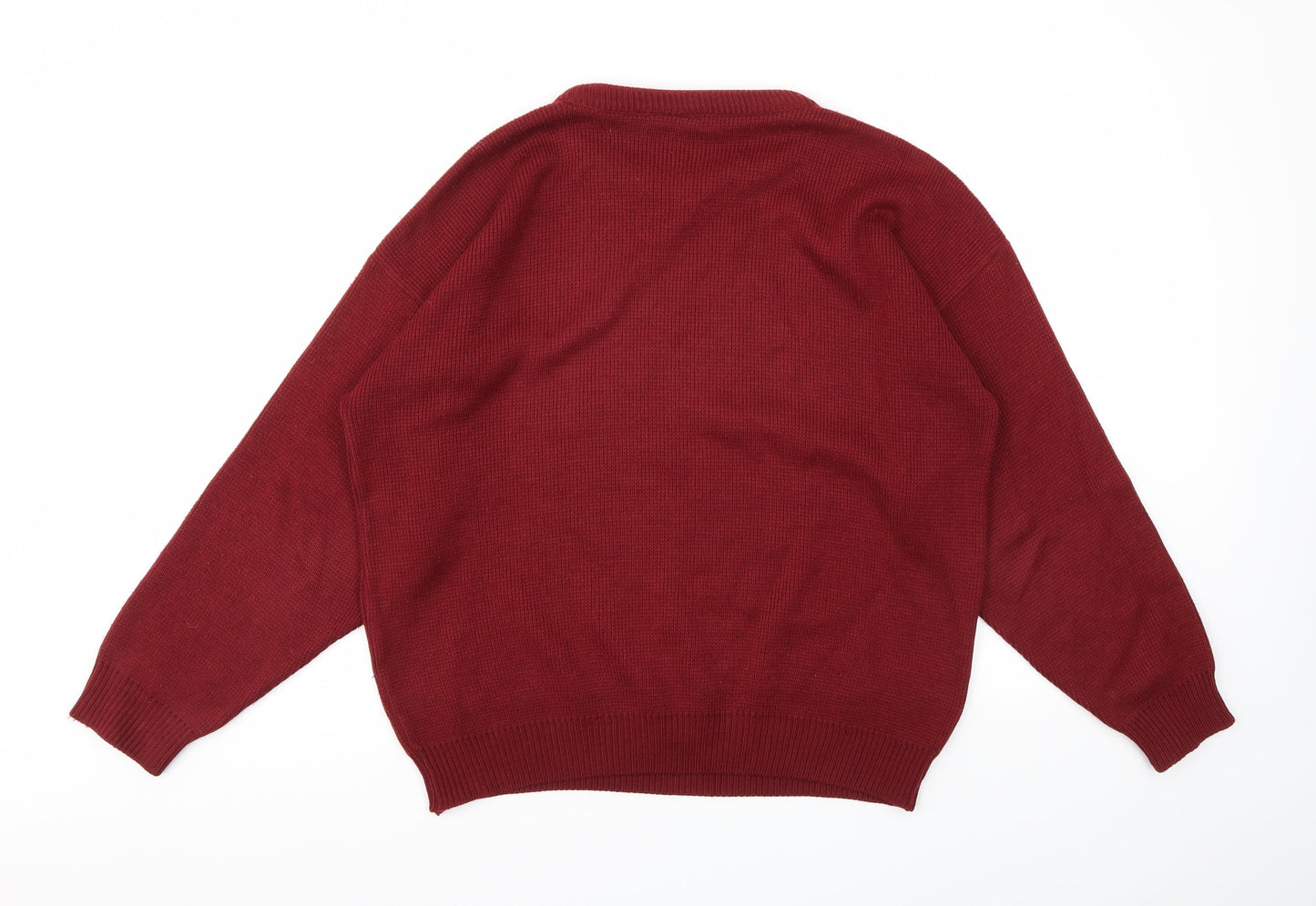 NICO Mens Red   Pullover Sweatshirt Size L