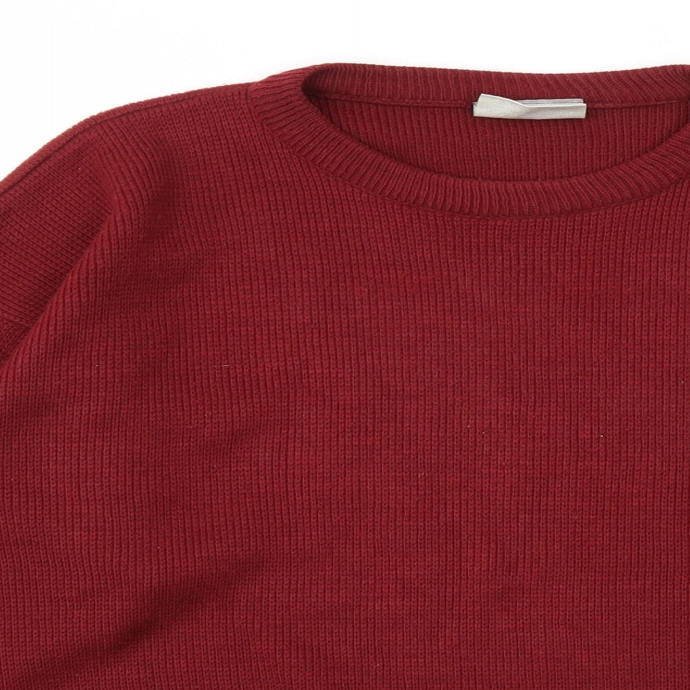 NICO Mens Red   Pullover Sweatshirt Size L