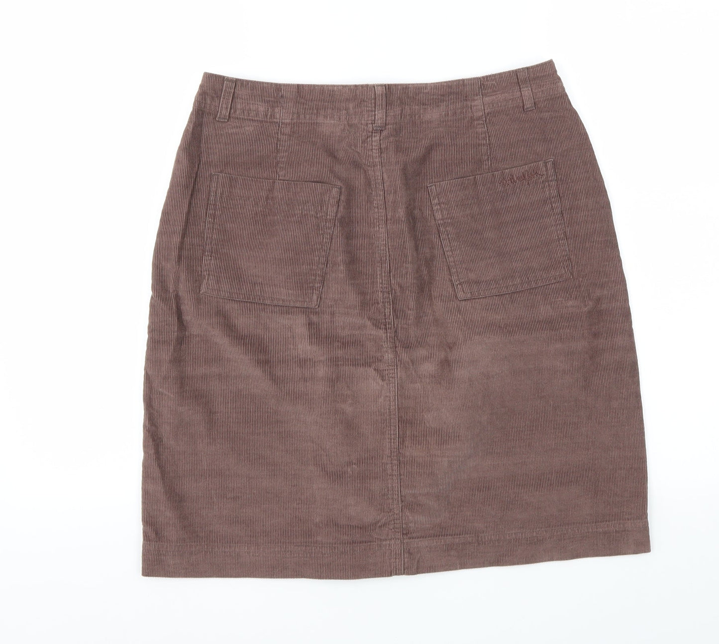WORLD FISH  Womens Brown   A-Line Skirt Size 10