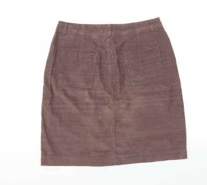 WORLD FISH  Womens Brown   A-Line Skirt Size 10