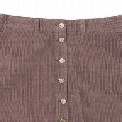 WORLD FISH  Womens Brown   A-Line Skirt Size 10
