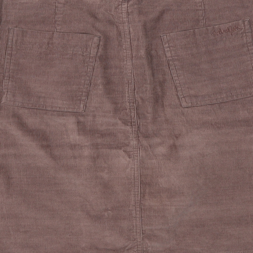 WORLD FISH  Womens Brown   A-Line Skirt Size 10