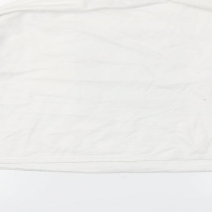 New Look Girls White   Pullover Hoodie Size 14-15 Years