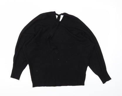 Womens UK Size 12 F&F Black Pullover Jumper